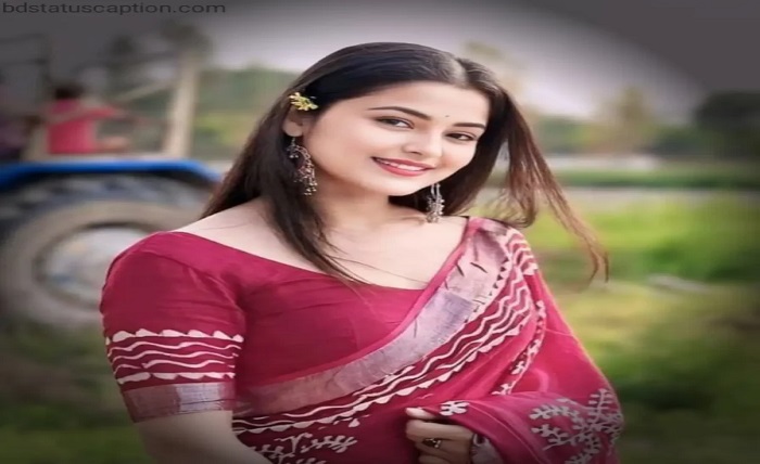 লাল শাড়ি পড়া প্রোফাইল পিক