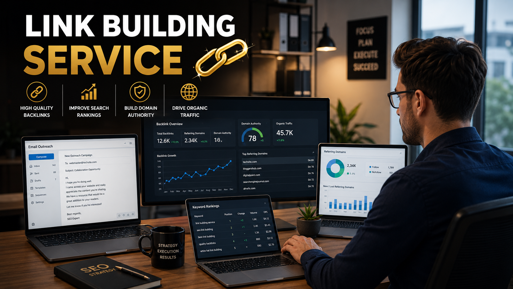 Link Building Service Boost Rankings with High-Quality Backlinks