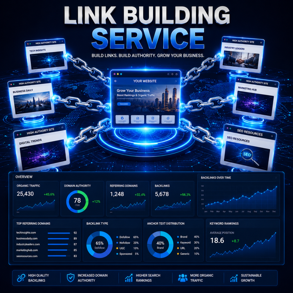 Link Building Service Boost Rankings with High-Quality Backlinks