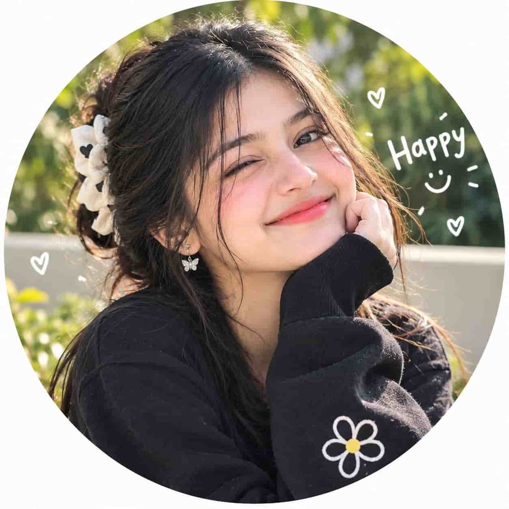 Cute Happy Girl DP